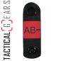 Preview: NIGHTSTRIPES MOLLESCHLAUFE BLUTGRUPPE AB- NEG SCHWARZ/ROT